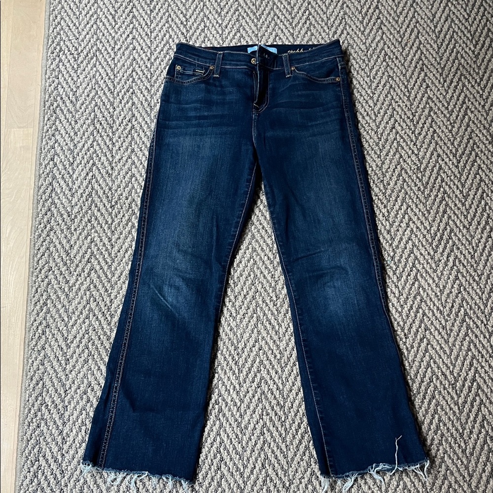 7 For All Mankind cropped bootcut jeans sz. 26